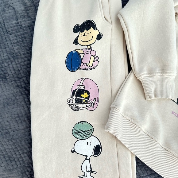 Zara Kids sz 13/14 Peanuts Sweat Set. NWOT - Picture 5 of 5